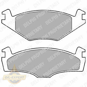 Delphi Колодки тормозные дисковые DELPHI LP979 - Картинка 1