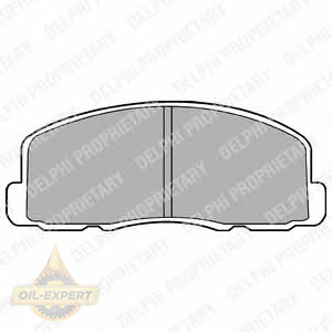 Delphi Колодки тормозные дисковые DELPHI LP458 - Картинка 1