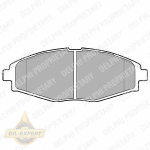 Delphi Колодки тормозные дисковые DELPHI LP1390 - Картинка 1