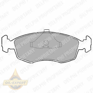 Delphi Колодки тормозные дисковые DELPHI LP587 - Картинка 1