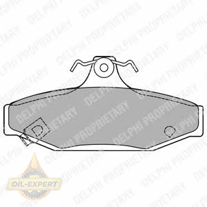 Delphi Колодки дискові гальмові DELPHI LP1420 - Заображення 1