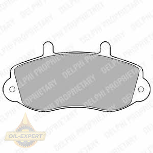 Delphi Колодки тормозные дисковые DELPHI LP1406 - Картинка 1