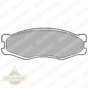 Delphi Колодки дискові гальмові DELPHI LP707 - Заображення 1