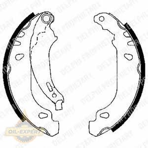 Delphi Колодки тормозные барабанные DELPHI LS1848 - Картинка 1