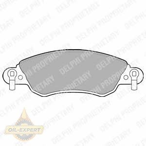 Delphi Колодки тормозные дисковые DELPHI LP1656 - Картинка 1