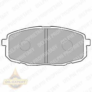 Delphi Колодки тормозные дисковые DELPHI LP1819 - Картинка 1