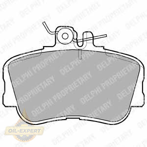 Delphi Колодки тормозные дисковые DELPHI LP881 - Картинка 1