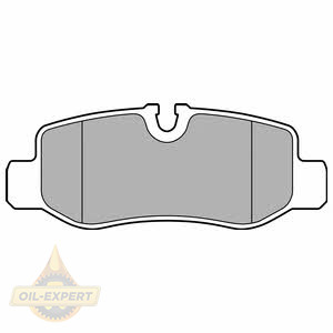 Delphi Колодки тормозные дисковые DELPHI LP3139 - Картинка 1