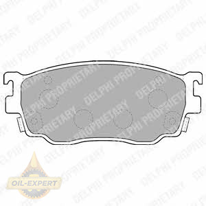 Delphi Колодки тормозные дисковые DELPHI LP1527 - Картинка 1