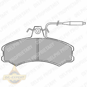 Delphi Колодки тормозные дисковые DELPHI LP378 - Картинка 1