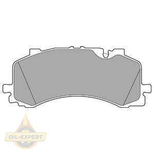 Delphi Колодки тормозные дисковые DELPHI LP3307 - Картинка 1