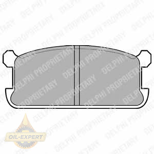 Delphi Колодки тормозные дисковые DELPHI LP286 - Картинка 1