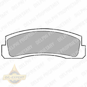 Delphi Колодки тормозные дисковые DELPHI LP189 - Картинка 1