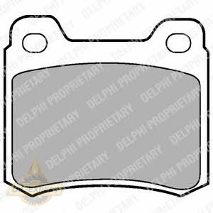 Delphi Колодки тормозные дисковые DELPHI LP440 - Картинка 1