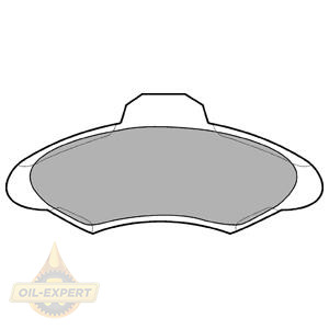 Delphi Колодки дискові гальмові DELPHI LP0673 - Заображення 1