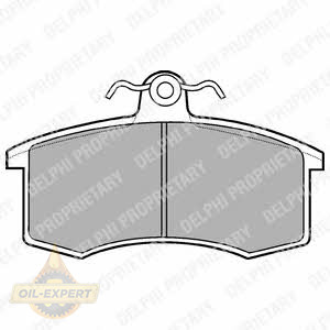 Delphi Колодки тормозные дисковые DELPHI LP551 - Картинка 1