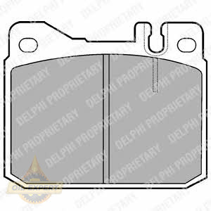 Delphi Колодки тормозные дисковые DELPHI LP427 - Картинка 1