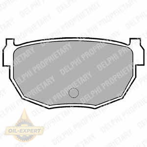 Delphi Колодки тормозные дисковые DELPHI LP570 - Картинка 1