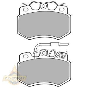 Delphi Колодки дискові гальмові DELPHI LP0536 - Заображення 1