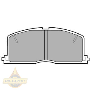 Delphi Колодки тормозные дисковые DELPHI LP0460 - Картинка 1
