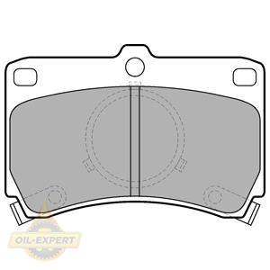Delphi Колодки дискові гальмові DELPHI LP0531 - Заображення 1