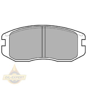 Delphi Колодки дискові гальмові DELPHI LP0736 - Заображення 1