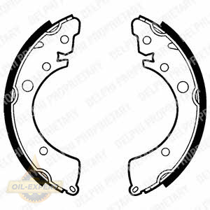 Delphi Колодки тормозные барабанные DELPHI LS1332 - Картинка 1