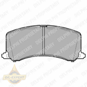 Delphi Колодки тормозные дисковые DELPHI LP1014 - Картинка 1