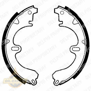Delphi Колодки тормозные барабанные DELPHI LS1356 - Картинка 1