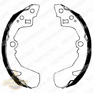 Delphi Колодки тормозные барабанные DELPHI LS1685 - Картинка 1