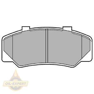 Delphi Колодки дискові гальмові DELPHI LP0438 - Заображення 1
