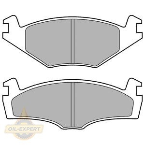 Delphi Колодки дискові гальмові DELPHI LP0979 - Заображення 1