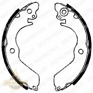 Delphi Колодки тормозные барабанные DELPHI LS1649 - Картинка 1