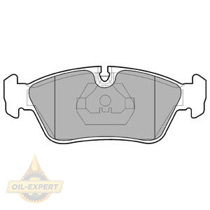 Delphi Колодки тормозные дисковые DELPHI LP0710 - Картинка 1