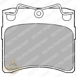 Delphi Колодки дискові гальмові DELPHI LP785 - Заображення 1