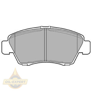 Delphi Колодки тормозные дисковые DELPHI LP0809 - Картинка 1
