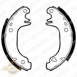 Delphi Колодки тормозные барабанные DELPHI LS1293 - Картинка 1