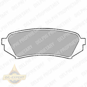 Delphi Колодки тормозные дисковые DELPHI LP1438 - Картинка 1