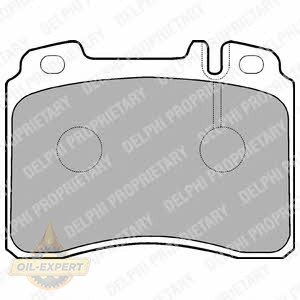Delphi Колодки тормозные дисковые DELPHI LP929 - Картинка 1