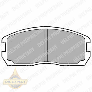 Delphi Колодки тормозные дисковые DELPHI LP467 - Картинка 1