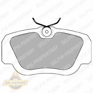 Delphi Колодки тормозные дисковые DELPHI LP597 - Картинка 1