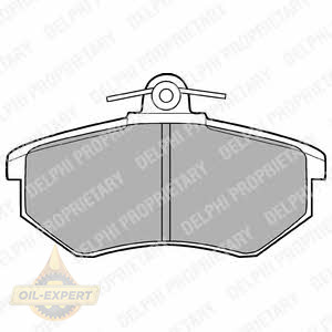 Delphi Колодки дискові гальмові DELPHI LP424 - Заображення 1