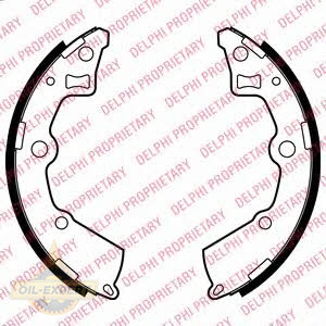 Delphi Колодки тормозные барабанные DELPHI LS2005 - Картинка 1
