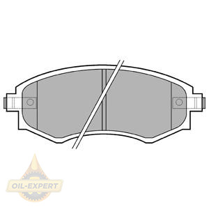 Delphi Колодки дискові гальмові DELPHI LP0606 - Заображення 1