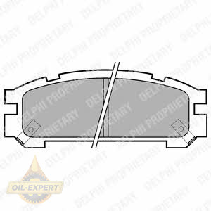 Delphi Колодки дискові гальмівні DELPHI LP814 - Заображення 1