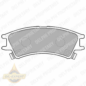 Delphi Колодки дискові гальмівні DELPHI LP1502 - Заображення 1