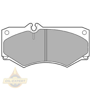Delphi Колодки дискові гальмові DELPHI LP0468 - Заображення 1