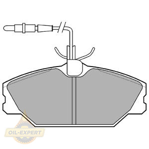 Delphi Колодки дискові гальмові DELPHI LP0788 - Заображення 1