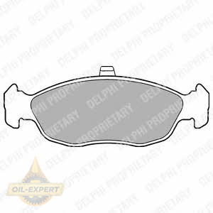Delphi Колодки тормозные дисковые DELPHI LP1597 - Картинка 1