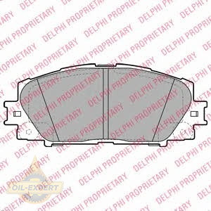 Delphi Колодки тормозные дисковые DELPHI LP2135 - Картинка 1